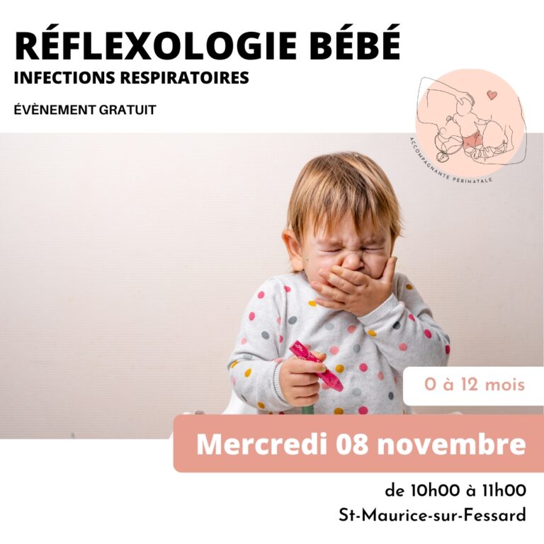 Atelier réflexologie bébé “infections respiratoires”