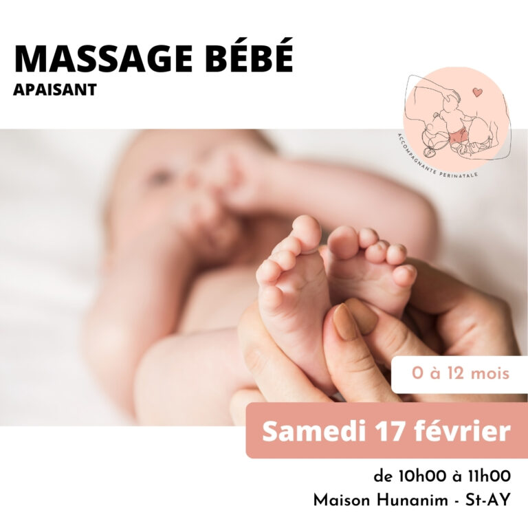 Atelier massage bébé “apaisant”