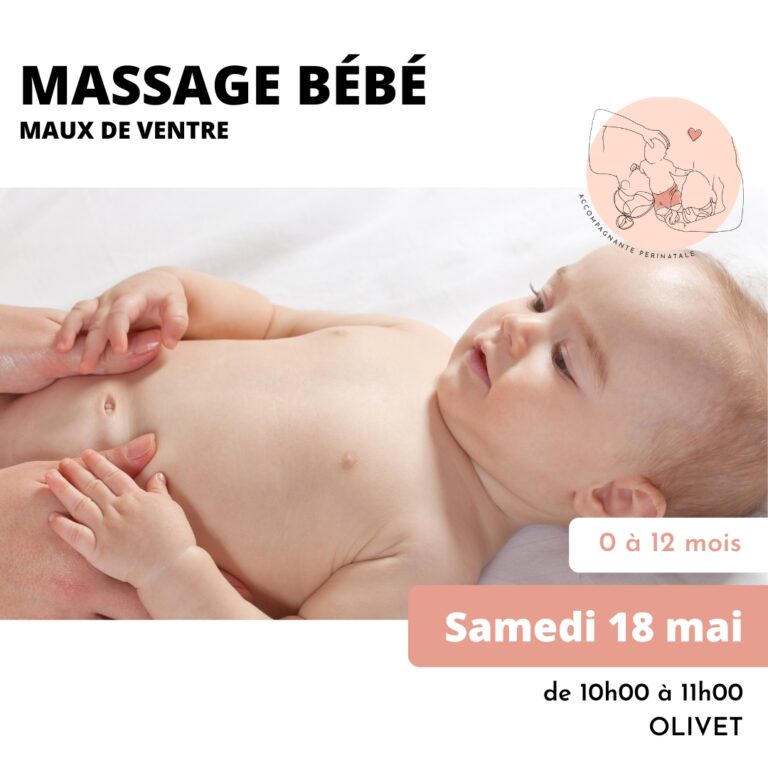 Atelier massage bébé “maux de ventre”